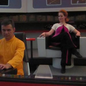 Darrel Guilbeau  Alena Van Arendonk in Star Trek Continues