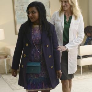 Still of Anna Gunn and Mindy Kaling in The Mindy Project 2012