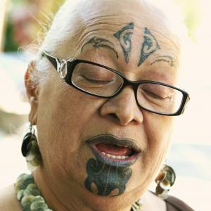 Tatooed Native Woman
