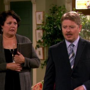 Still of Dave Foley and Carole Gutierrez in Hot in Cleveland (2010)