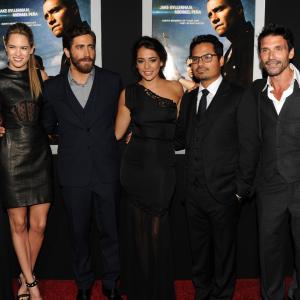 Frank Grillo, Jake Gyllenhaal, Anna Kendrick, Michael Peña, America Ferrera, Natalie Martinez and Cody Horn at event of End of Watch (2012)