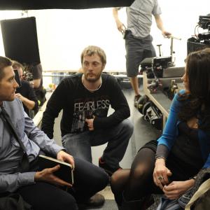 Still of Jake Gyllenhaal Michelle Monaghan and Duncan Jones in Iseities kodas 2011
