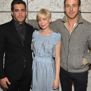 Ryan Gosling, Jake Gyllenhaal and Michelle Williams at event of Blue Valentine (2010)