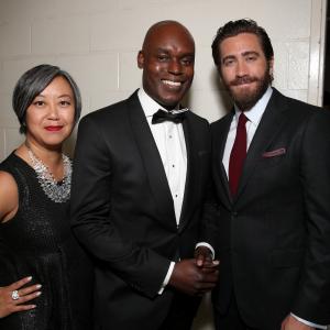 Cameron Bailey, Jake Gyllenhaal and Carolynne Hew at event of Demolition (2015)