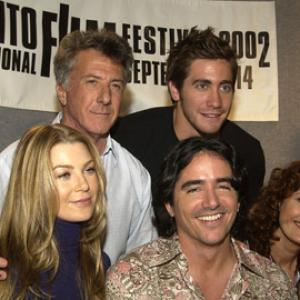 Dustin Hoffman, Susan Sarandon, Jake Gyllenhaal, Ellen Pompeo and Brad Silberling at event of Moonlight Mile (2002)