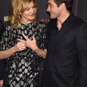 Rene Russo and Jake Gyllenhaal at event of Nightcrawler (2014)