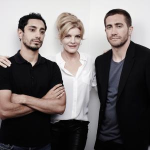Rene Russo, Jake Gyllenhaal and Riz Ahmed at event of Nightcrawler (2014)