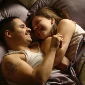 Still of Maggie Gyllenhaal and Michael Pea in World Trade Center 2006