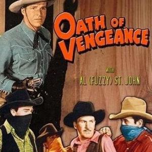 Buster Crabbe and Karl Hackett in Oath of Vengeance 1944