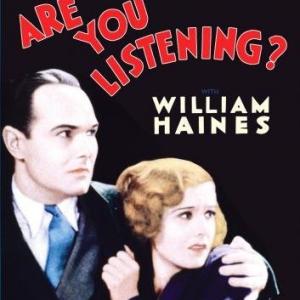 Madge Evans and William Haines in Are You Listening? 1932