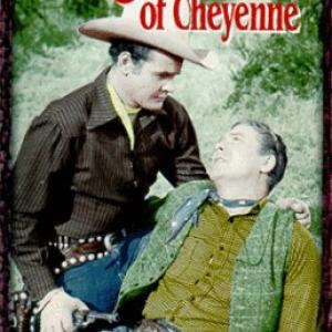 Sunset Carson and Monte Hale in Rough Riders of Cheyenne 1945