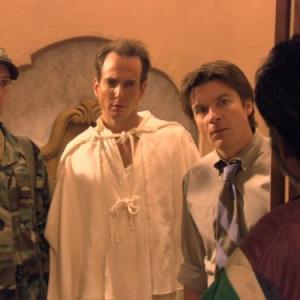 Still of Jason Bateman, Will Arnett and Tony Hale in Arrested Development (2003)