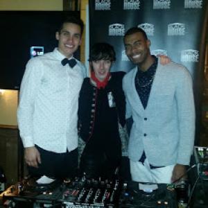 with DJs NovaStarz at the NBCUniversalBlackHouse party  Sundance 2015