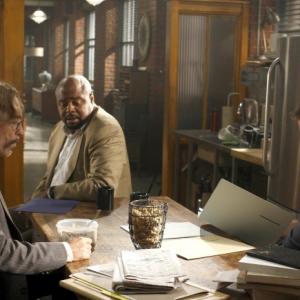 Still of Jackie Earle Haley, Chi McBride and Mark Valley in Human Target (2010)