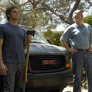 Still of John Lithgow and Michael C Hall in Deksteris 2006
