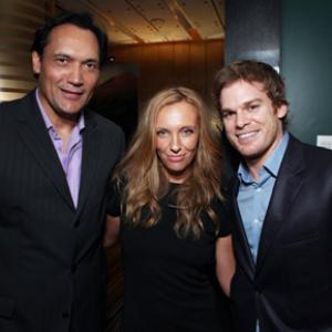 Toni Collette Jimmy Smits and Michael C Hall at event of The 61st Primetime Emmy Awards 2009