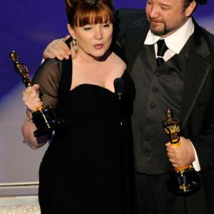 Barney Burman and Mindy Hall at event of The 82nd Annual Academy Awards (2010)