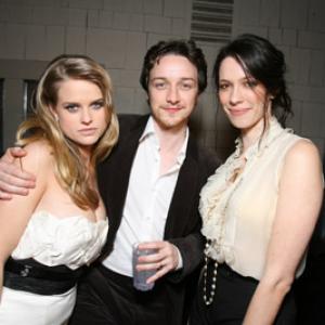 Rebecca Hall James McAvoy and Alice Eve at event of Starter for 10 2006