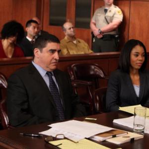 Still of Alfred Molina and Regina Hall in Law & Order: Los Angeles (2010)