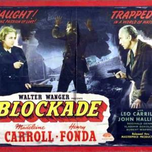 Madeleine Carroll and John Halliday in Blockade (1938)