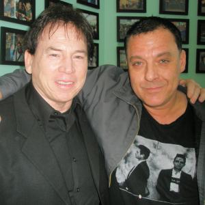 Tom Sizemore with the creator of the new TV series HCARS
