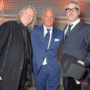 Alfonso Cuarón, Charles Finch and Christopher Hampton