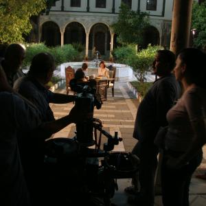 on the set of Blood of Eden in Damascus, Syria.