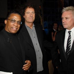 Roger Taylor, Brian May and Herbie Hancock