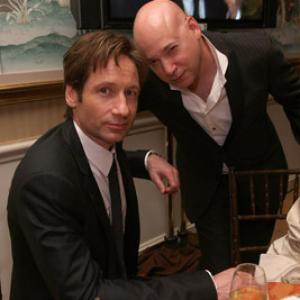 David Duchovny and Evan Handler at event of The 66th Annual Golden Globe Awards 2009