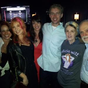 The Pond iTunes release party  with producer Francine DiChiara Coughlin Alicia Witt and writerdirector Dan Hannon June 1 2012