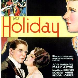 Mary Astor Robert Ames and Ann Harding in Holiday 1930