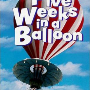 Peter Lorre Red Buttons Barbara Eden Fabian Cedric Hardwicke and Richard Haydn in Five Weeks in a Balloon 1962