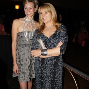 Missy Hargraves with Martha McCulley at Naked Angels Benefit in New York
