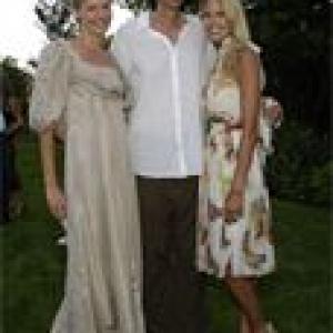 Missy Hargraves with Howard Stern and Beth Ostrosky.