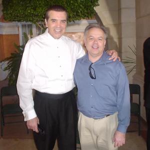 Chazz Palminteri and Michael Harker on set of In The Mix 2005