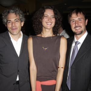 David Arquette Michael Almereyda and Shalom Harlow at event of Happy Here and Now 2002