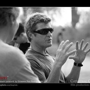 Winsor Harmon, Cathedral Canyon on set