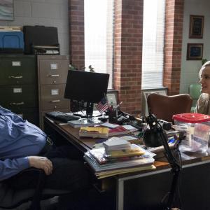 Still of Michael Harney and Taylor Schilling in Orange Is the New Black (2013)