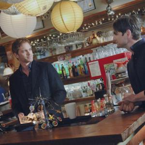 Still of Thomas Dekker and Gale Harold in The Secret Circle 2011
