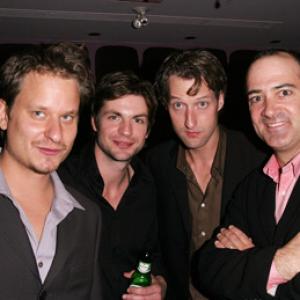 Aaron Woodley, James Allodi, Gale Harold and Matt Servitto at event of Rhinoceros Eyes (2003)