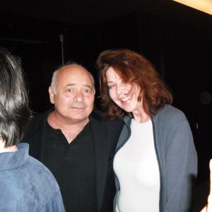 Me with Burt Young