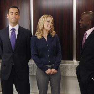 Still of Taye Diggs Jay Harrington and Andrea Anders in Better Off Ted 2009