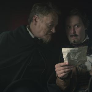 Still of Jared Harris and Christian McKay in The Devils Violinist 2013