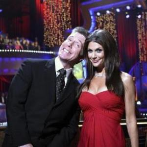 Still of Tom Bergeron and Samantha Harris in Dancing with the Stars 2005