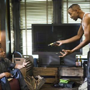 Still of Mike Epps and Wood Harris in Next Day Air (2009)