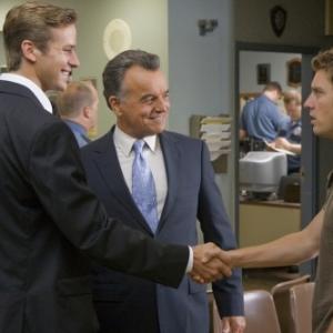 Still of Bret Harrison, Ray Wise and Armie Hammer in Reaper (2007)