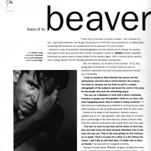Black  White magazine article