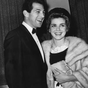 Dolores Hart and John Gabriel at the Golden Globe Awards