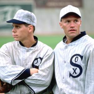 Still of Don Harvey and Michael Rooker in Eight Men Out 1988