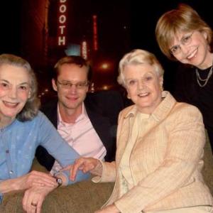 with Marian Seldes and Angela Lansbury